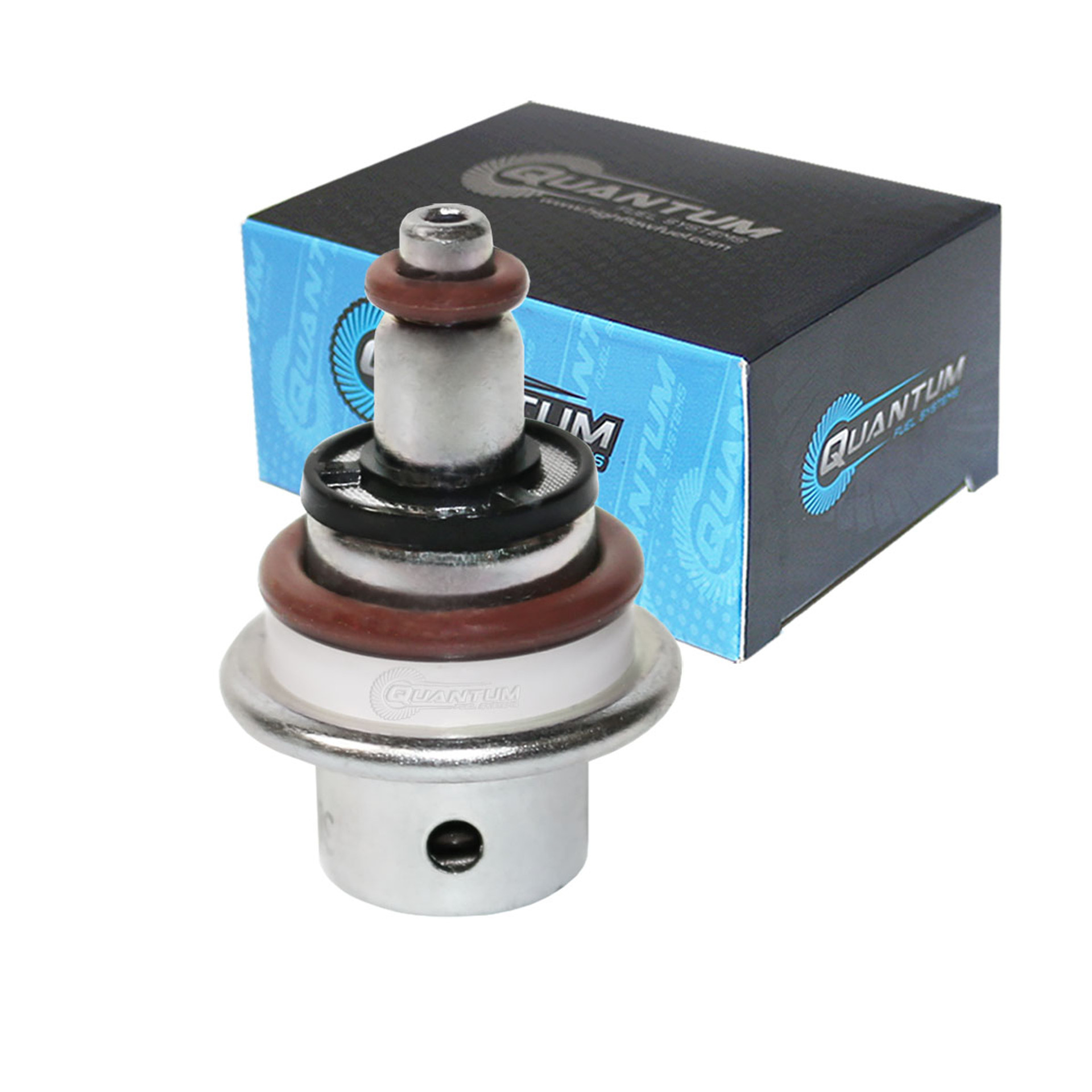 Quantum Fuel Systems OEM Replacement EFI Fuel Pressure Regulator for the Yamaha WR250F '15-23, WR250R '08-23 & etc. Quantum Fuel Systems OEM Replacement EFI Fuel Pressure Regulator for the Yamaha WR250F '15-23, WR250R '08-23 & etc.